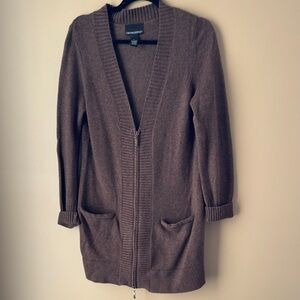 Dana Buchman Chocolate Brown Cardigan